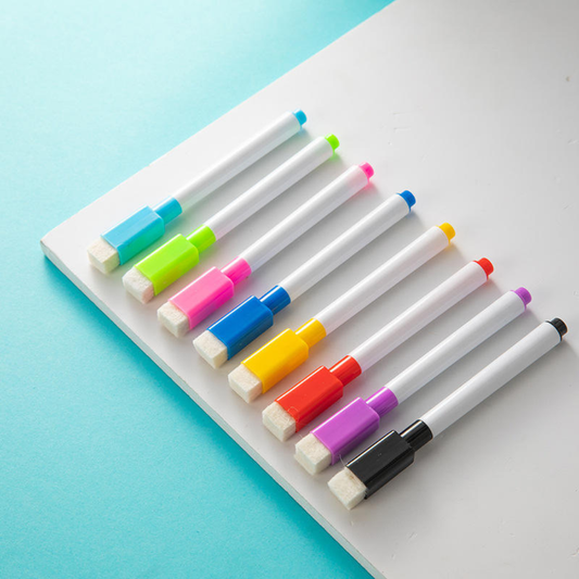 curioSprout Fine Tip Whiteboard Markers Set | 24-Piece, 8 Vibrant Colors — Product image by curioSprout