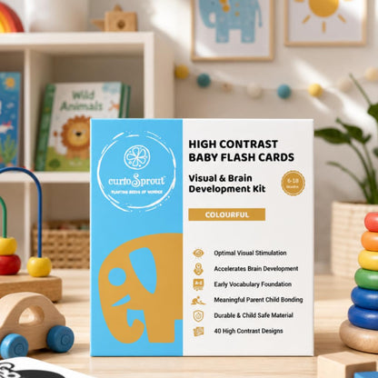 curioSprout Baby-to-Toddler Flash Card Bundle