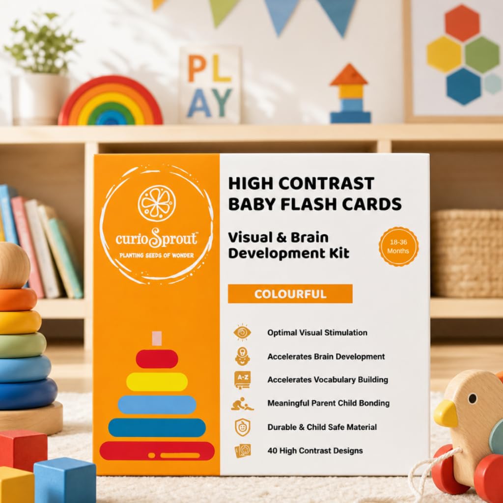 curioSprout Baby-to-Toddler Flash Card Bundle — Product image by curioSprout