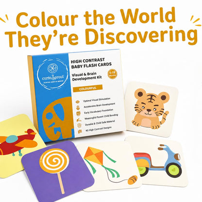 curioSprout Baby-to-Toddler Flash Card Bundle