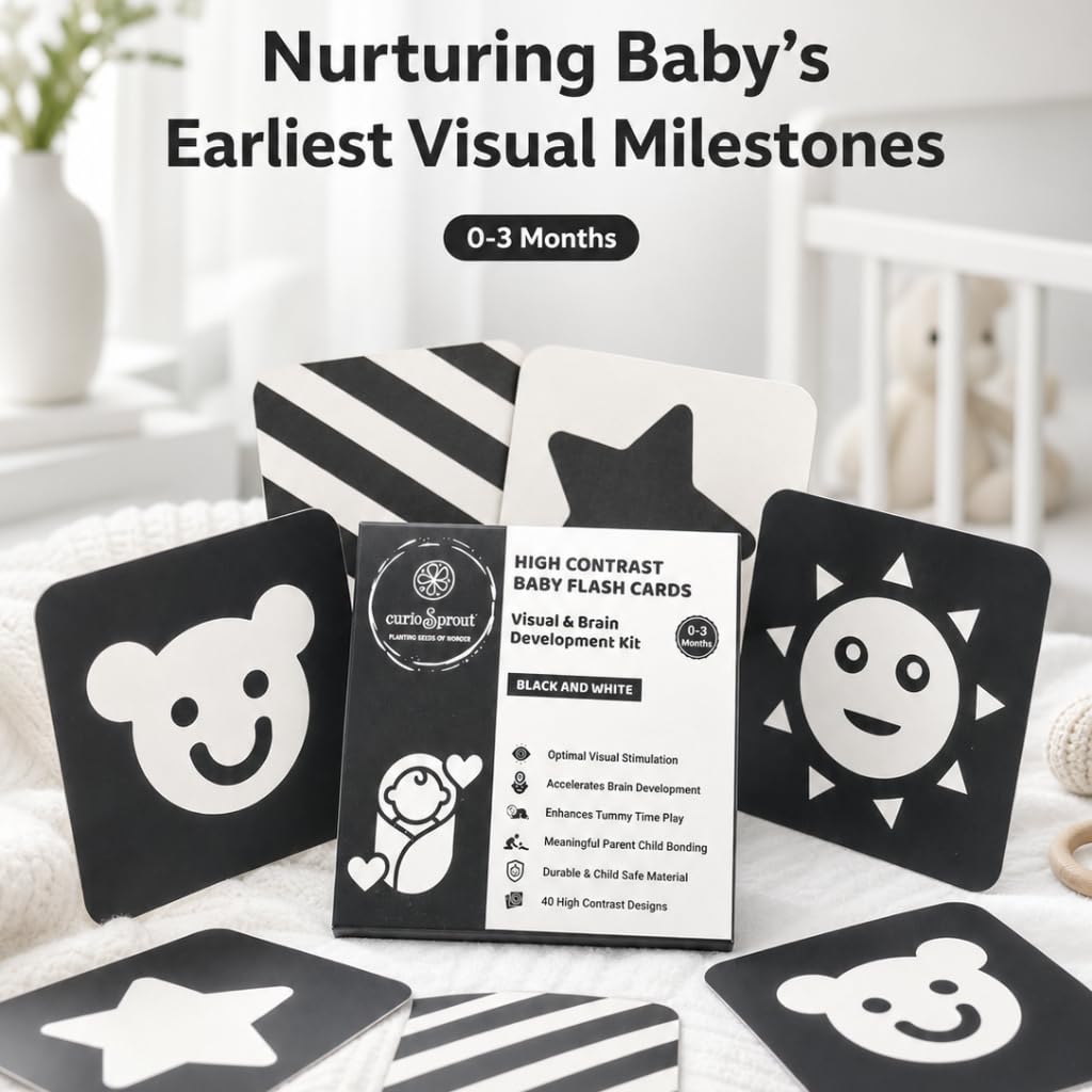 curioSprout Baby-to-Toddler Flash Card Bundle — Product image by curioSprout