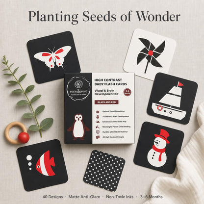 curioSprout Baby-to-Toddler Flash Card Bundle