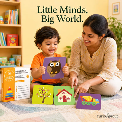 curioSprout Baby-to-Toddler Flash Card Bundle