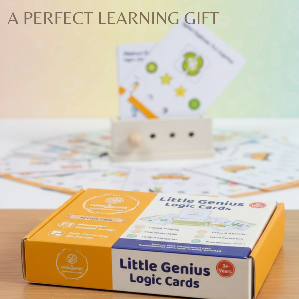 curioSprout Little Genius Logic Cards | Ages 3-8 — Product image by curioSprout