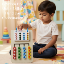 Alphabet Busy Book + Shape Sorting Puzzle