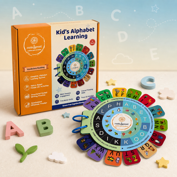 curioSprout Alphabet Busy Book | Ages 2-5