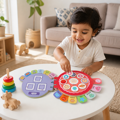 curioSprout Shapes Matching Game for Kids 2-5 Years
