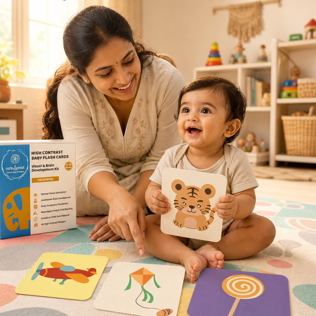 curioSprout Baby Flash Cards | 0-3 Years — Product image by curioSprout