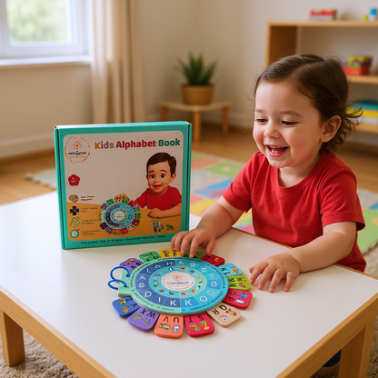 Alphabet Busy Book + Thread Pattern Board